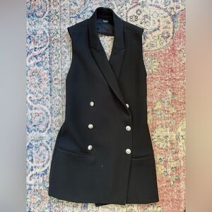 Versace Versus Black Mini Dress/Vest